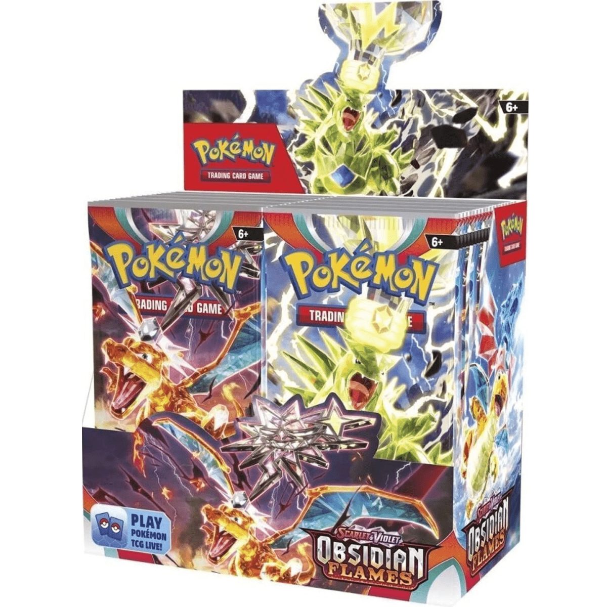 Pokémon Display – Obsidianflammen (36 Booster, Deutsch) - PokeLumina