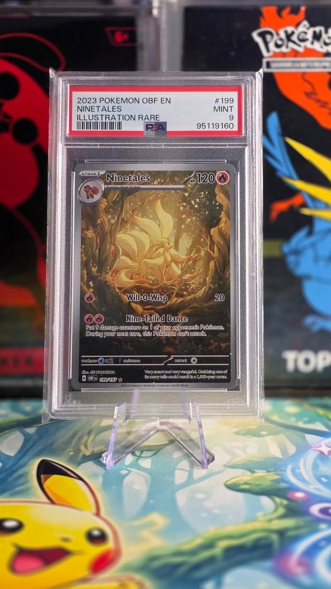 Pokémon Ninetales – Obsidian Flames (PSA 9, Englisch) - PokeLumina