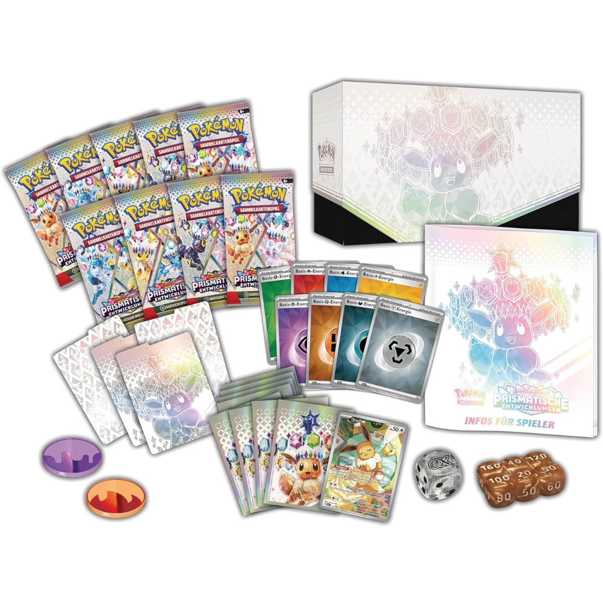Pokémon Top-Trainer-Box – Prismatische Entwicklungen (Deutsch)