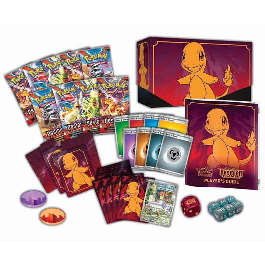 🔥 Pokémon Scarlet & Violet – Obsidian Flames Elite Trainer Box (Charmander Edition) – English - PokeLumina