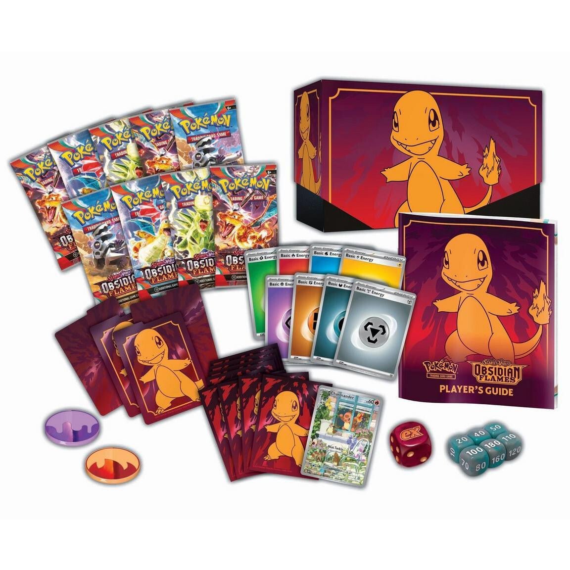 🔥 Pokémon Scarlet & Violet – Obsidian Flames Elite Trainer Box (Charmander Edition) – English - PokeLumina