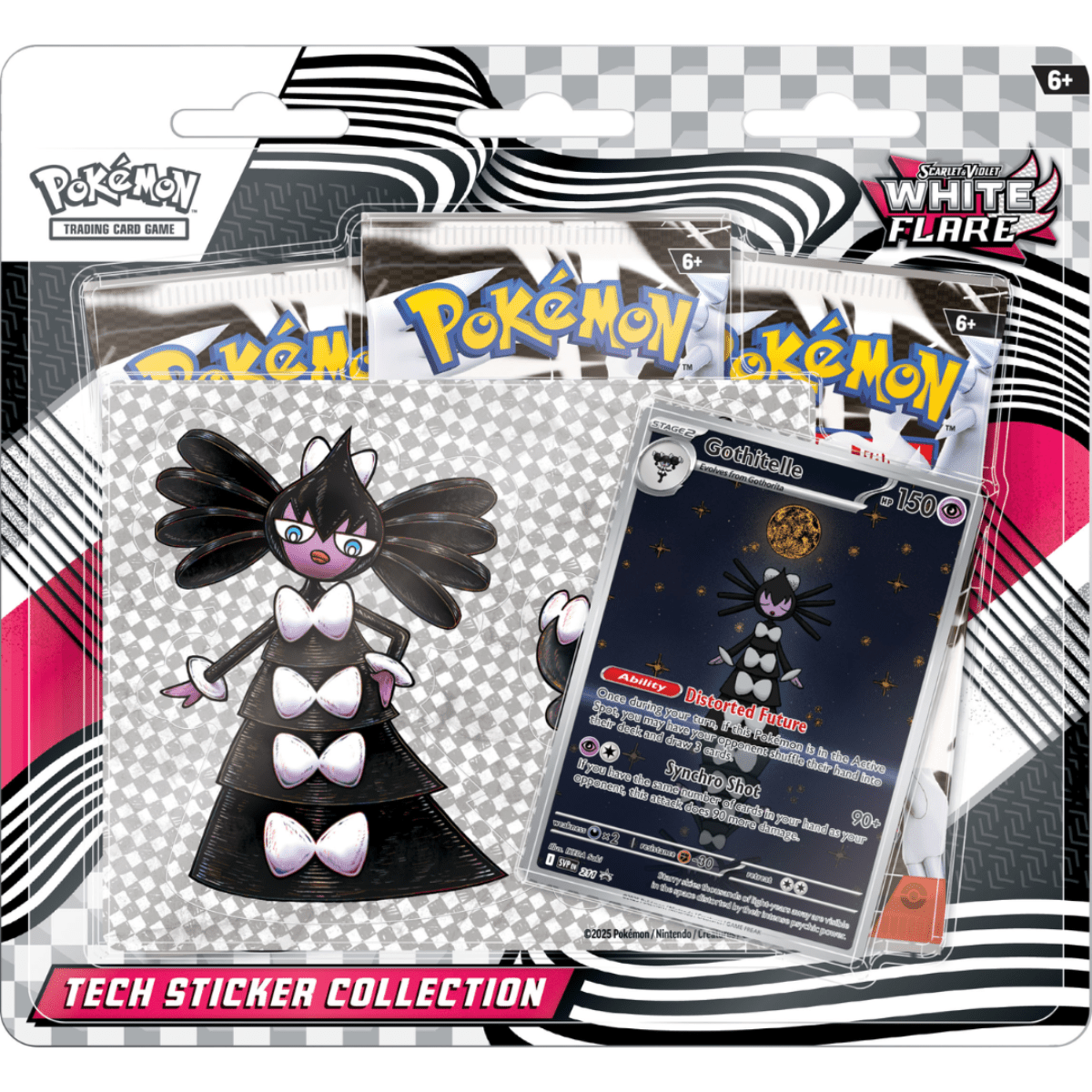 Pokémon Tech Sticker Collection – Gothitelle (Weiße Flammen, Deutsch) - PokeLumina