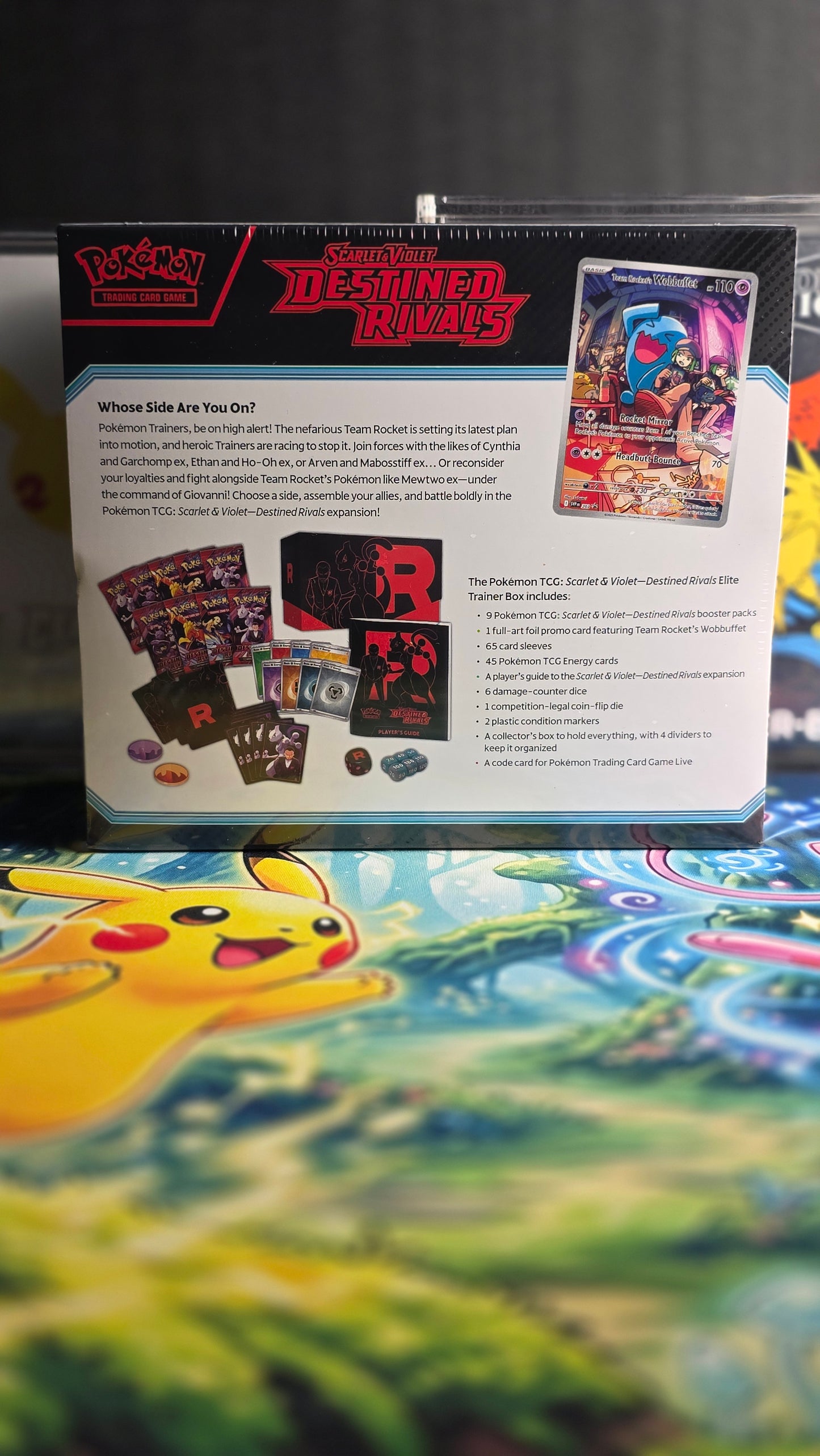 Pokémon Elite Trainer Box – Destined Rivals (inkl. Acryl-Case, Englisch)