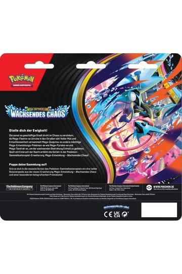 Pokémon 3er Blister – Mega-Entwicklung: Wachsendes Chaos (Deutsch) - PokeLumina