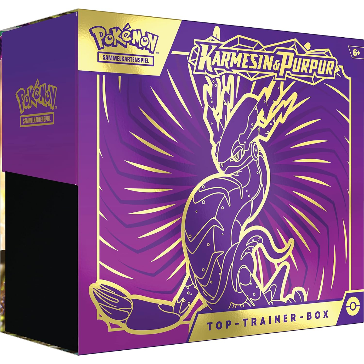 Pokémon Top-Trainer-Box – Karmesin & Purpur (Deutsch)