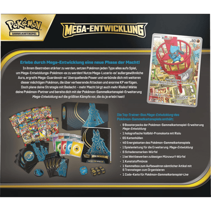 Pokémon Mega Entwicklung – Top - Trainer - Box Lucario (Deutsch) - PokeLumina