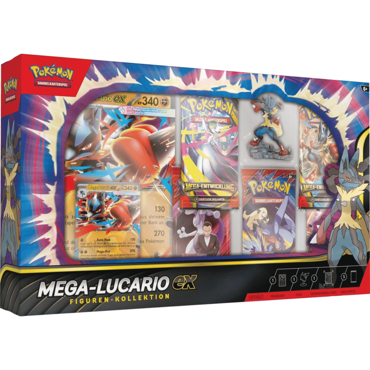 Pokémon Mega Lucario EX Figuren - Kollektion (Deutsch) - PokeLumina