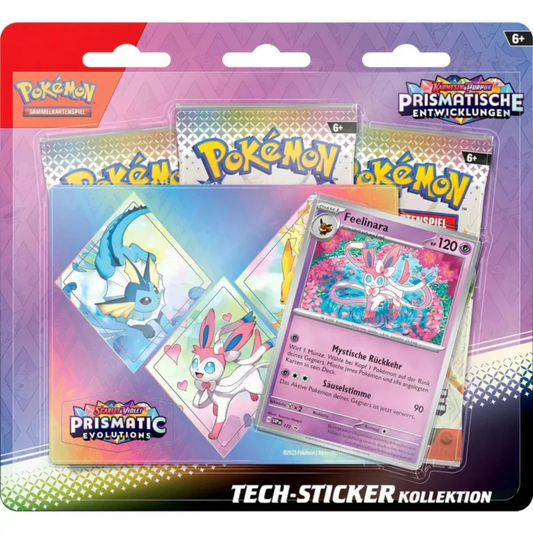 Pokémon Prismatische Entwicklungen Tech-Sticker Kollektion