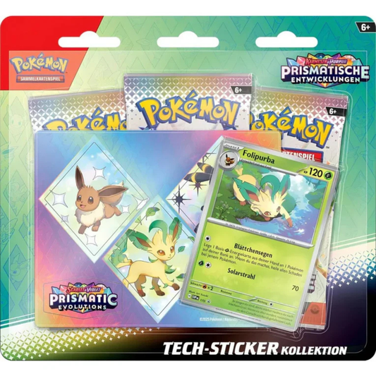 Pokémon Prismatische Entwicklungen Tech-Sticker Kollektion
