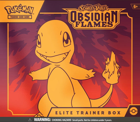 🔥 Pokémon Scarlet & Violet – Obsidian Flames Elite Trainer Box (Charmander Edition) – English - PokeLumina