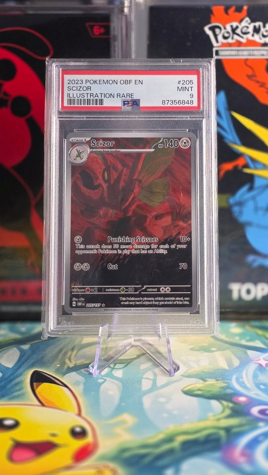 Pokémon Scizor – Obsidian Flames (PSA 9, Englisch) - PokeLumina