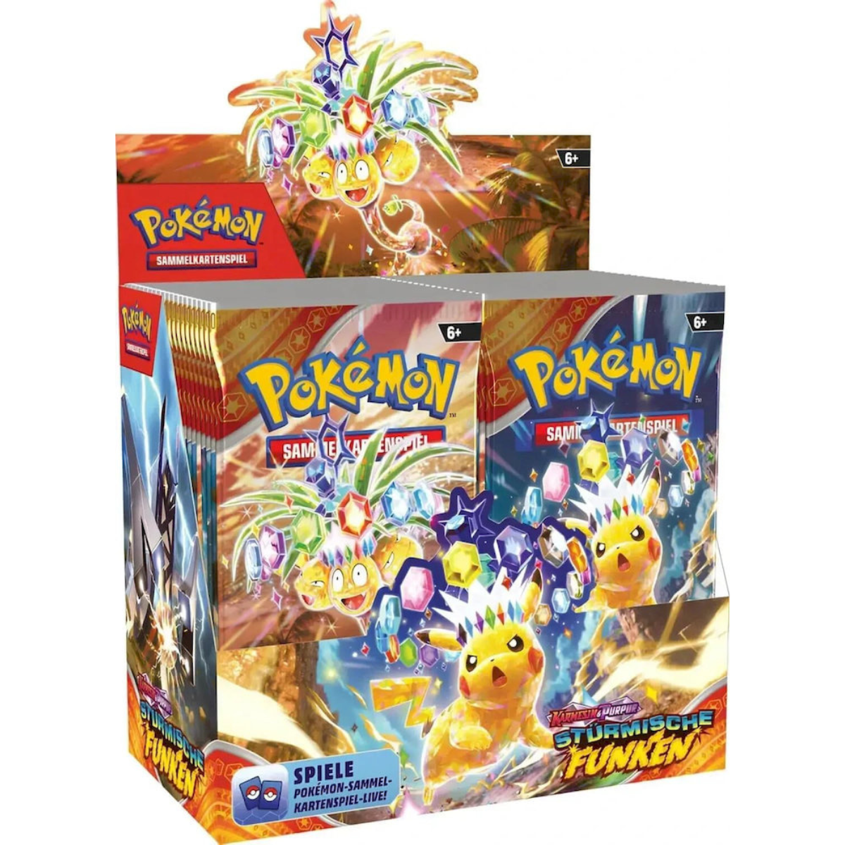 Pokémon Display – Stürmische Funken (36 Booster, Deutsch)
