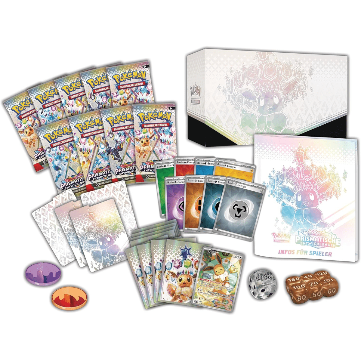 Pokémon Top - Trainer - Box – Prismatische Entwicklungen (Deutsch) - PokeLumina